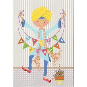 Happy Birthday Card - Singh Bunting