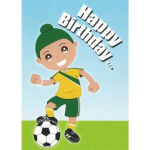 Happy Birthday Card - Singh Football