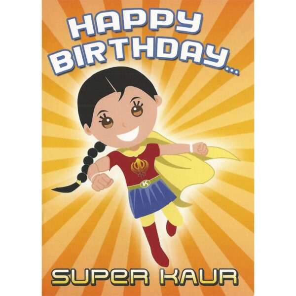 Happy Birthday Card - Super Kaur
